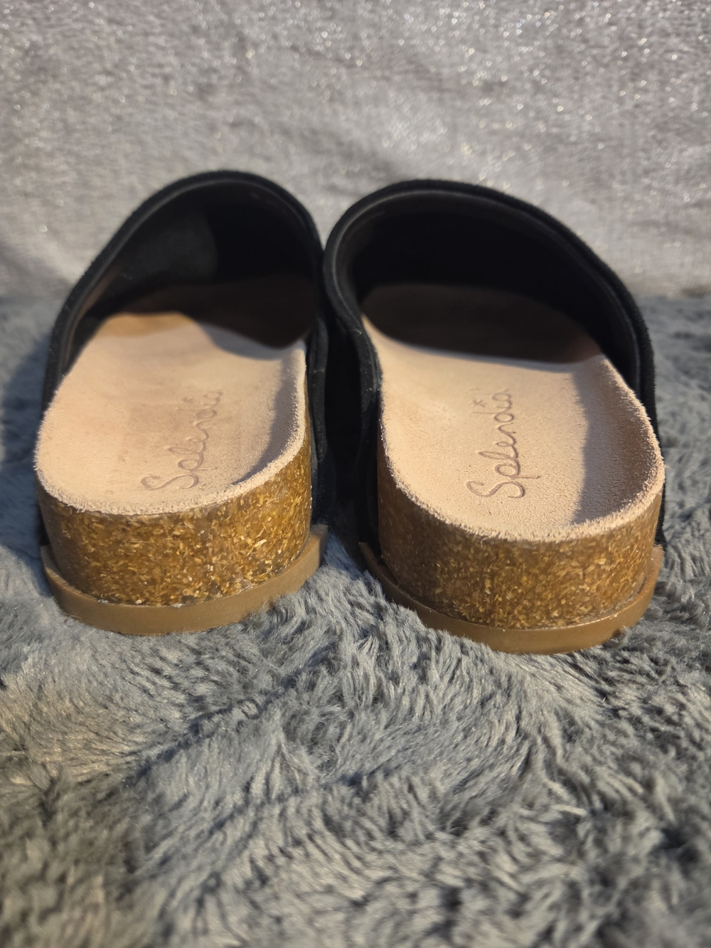 Splendid Black Suede Mule Clogs - Picture 5 of 6
